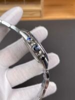 PPM‑Style Skeleton Daytona Blue Sapphire Bangle Bezel - Image 5
