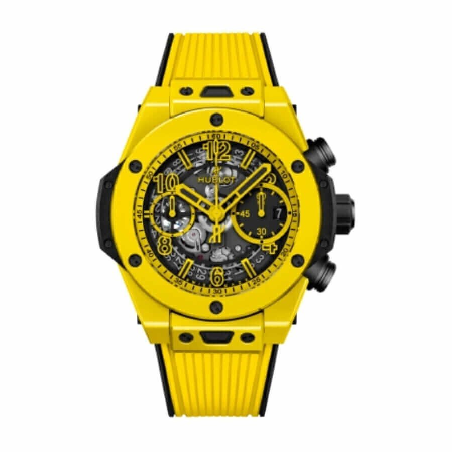 hublot-big-bang-unico-sapphire-all-black-yellow.jpg Hublot Yellow Magic 441.CY.471Y.RX Replica - Image 1