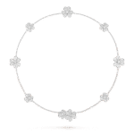 [Eternal Jewelry]FRIVOLE SILVER 9 FLOWERS NECKLACE - Image 2