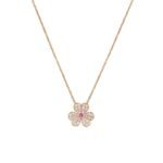 [Eternal Jewelry]FRIVOLE ROSE GOLD FLOWER DIAMOND NECKLACE