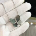 [Eternal Jewelry]LARGE BUTTERFLY SILVER PENDANT DIAMOND NECKLACE - Image 3