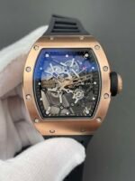 RM035 Americas Rose Gold Skeleton Watch - Image 2