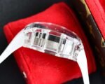 RM35‑02 RAFA Sapphire Crystal Clear Case White Fluororubber Strap Skeleton Watch - Image 4