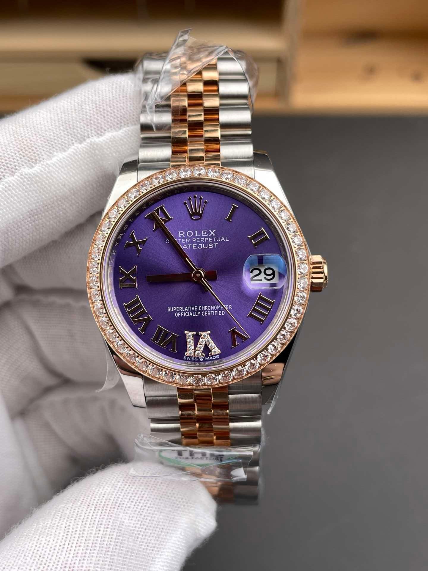 12404b644594aa6dcda9ff5413200bca Rolex Datejust 31mm M278331RBR‑0021 Replica - Image 1