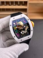 RM‑88 Smiley White Ceramic Case Skeleton Watch - Image 3