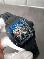 RM035‑01 Black Ceramic Skeleton Watch - Image 2