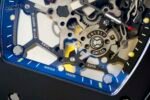 RM035 Americas Black‑Ceramic Case Yellow Fluororubber Strap Skeleton Watch - Image 5