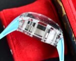 RM35‑02 RAFA Sapphire Crystal Clear Case Light‑Blue Fluororubber Strap Skeleton Watch - Image 6