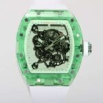 RM055 Green Sapphire Crystal Case