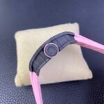 RM35‑02 RAFA Forged Carbon Case Pink Fluororubber Strap Skeleton Watch - Image 7
