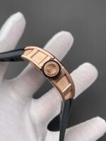 RM035 Americas Rose Gold Skeleton Watch - Image 4