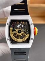 RM‑88 Smiley White Ceramic Case Skeleton Watch - Image 7