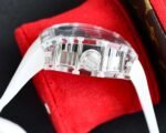 RM35‑02 RAFA Sapphire Crystal Clear Case White Fluororubber Strap Skeleton Watch - Image 5
