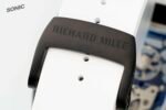 RM035 Americas Black‑Ceramic Case White Fluororubber Strap Skeleton Watch - Image 10