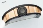 RM035 Americas Black‑Ceramic Case White Fluororubber Strap Skeleton Watch - Image 8