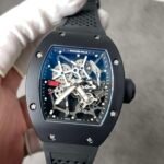RM035‑01 Black Ceramic Skeleton Watch