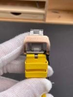 RM‑88 Smiley White Ceramic Case, Yellow Fluororubber Strap - Image 9
