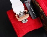 RM35‑01 RAFA Rose‑Gold Tone Case with Lab‑Grown Diamonds, White Fluororubber Strap Skeleton Watch - Image 7