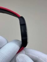 RM67‑02 Ultra‑thin NTPT Carbon Fiber Skeleton Watch, Red Woven Fabric Strap - Image 8
