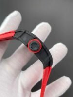 RM35‑02 RAFA Carbon‑Case Red Fluororubber Strap Skeleton Watch - Image 5
