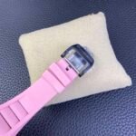 RM35‑02 RAFA Forged Carbon Case Pink Fluororubber Strap Skeleton Watch - Image 8