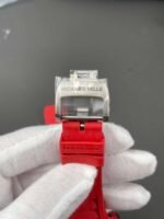 RM35‑02 RAFA Red Forged Carbon Case Red Fluororubber Strap Skeleton Watch - Image 7