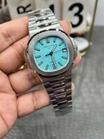 Patek Philippe Nautilus 5711 Tiffany Blue Plate Steel Strip Copy Replica - Image 3
