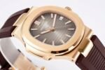 Patek Philippe Nautilus 5711-1R-001 | 40mm rose gold grey disc rubber strap replica - Image 4
