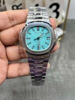 Patek Philippe Nautilus 5711 Tiffany Blue Plate Steel Strip Copy Replica
