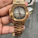 Patek Philippe Nautilus 5711/1R － 001 | 40mm Rose Gold Grey Plate Replica