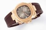 Patek Philippe Nautilus 5711-1R-001 | 40mm rose gold grey disc rubber strap replica - Image 6